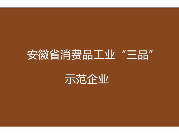 安徽省消費品工業(yè)“三品”示范企業(yè)申報條件